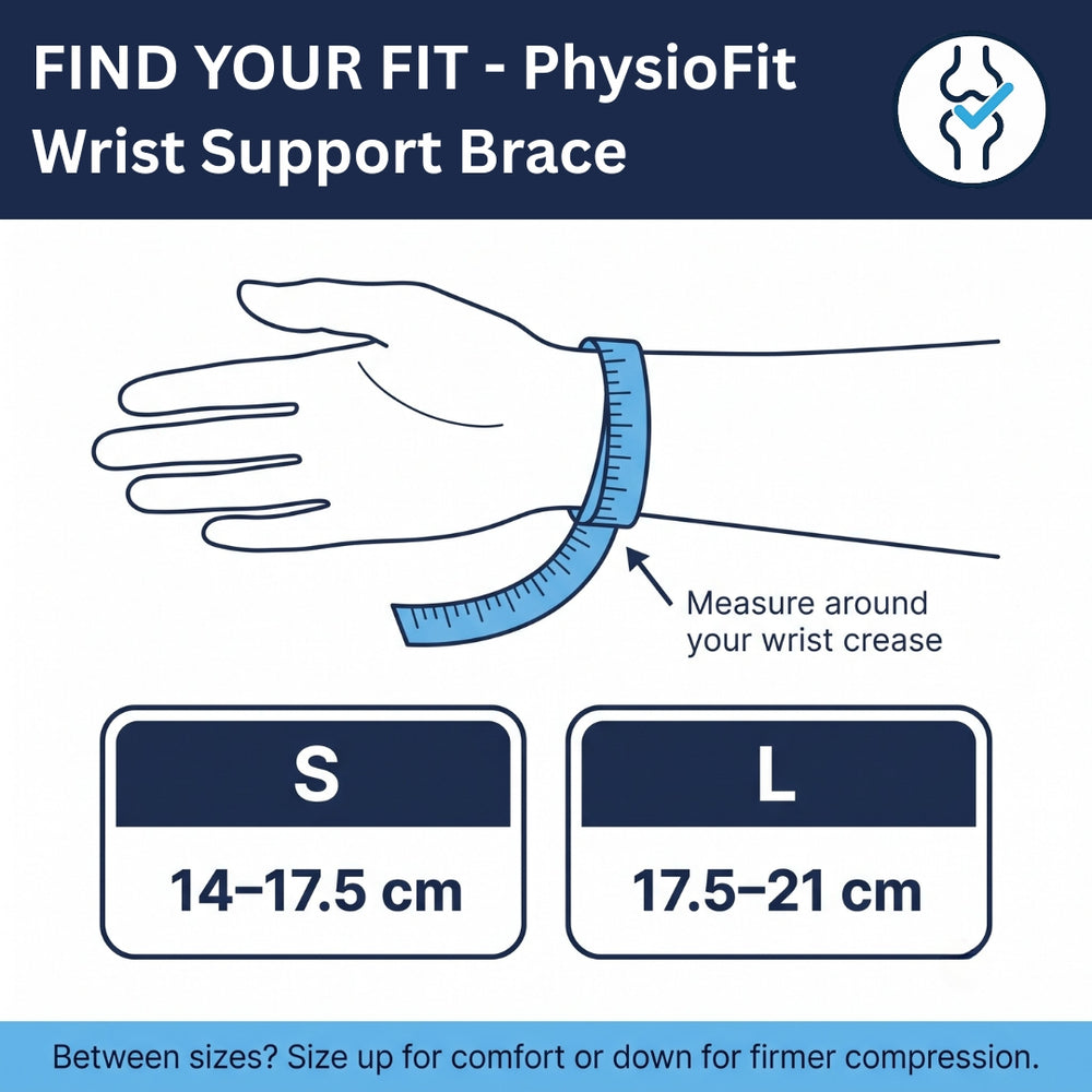 PhysioFit™  Wrist Support Brace for Active Hands