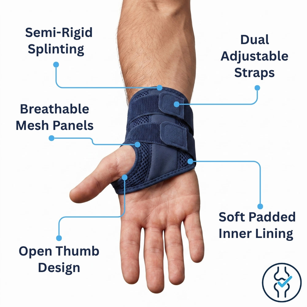 PhysioFit™  Wrist Support Brace for Active Hands